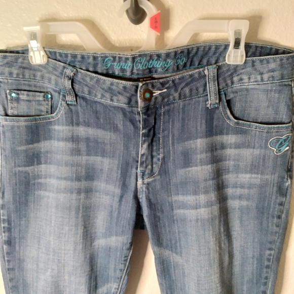 #343 G-Unit Women's Cropped Carpi Low Rise Jeans - Picture 3 of 16